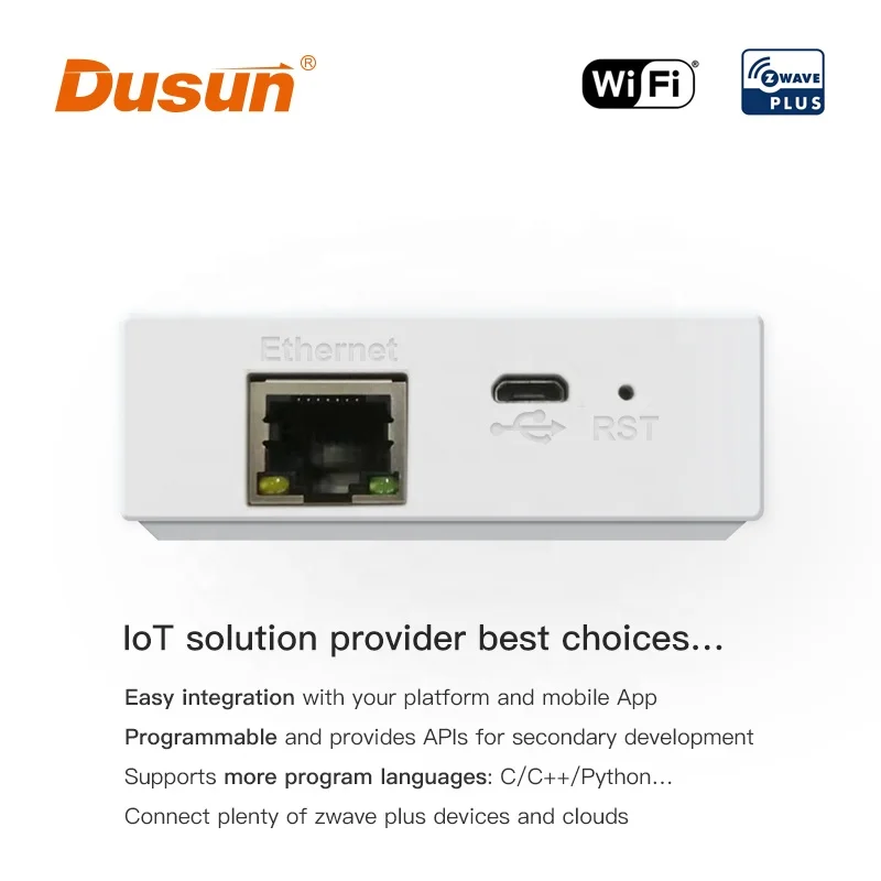  Беспроводной шлюз Dusun 300 метров IOT Bluetooth 5 0 Wifi