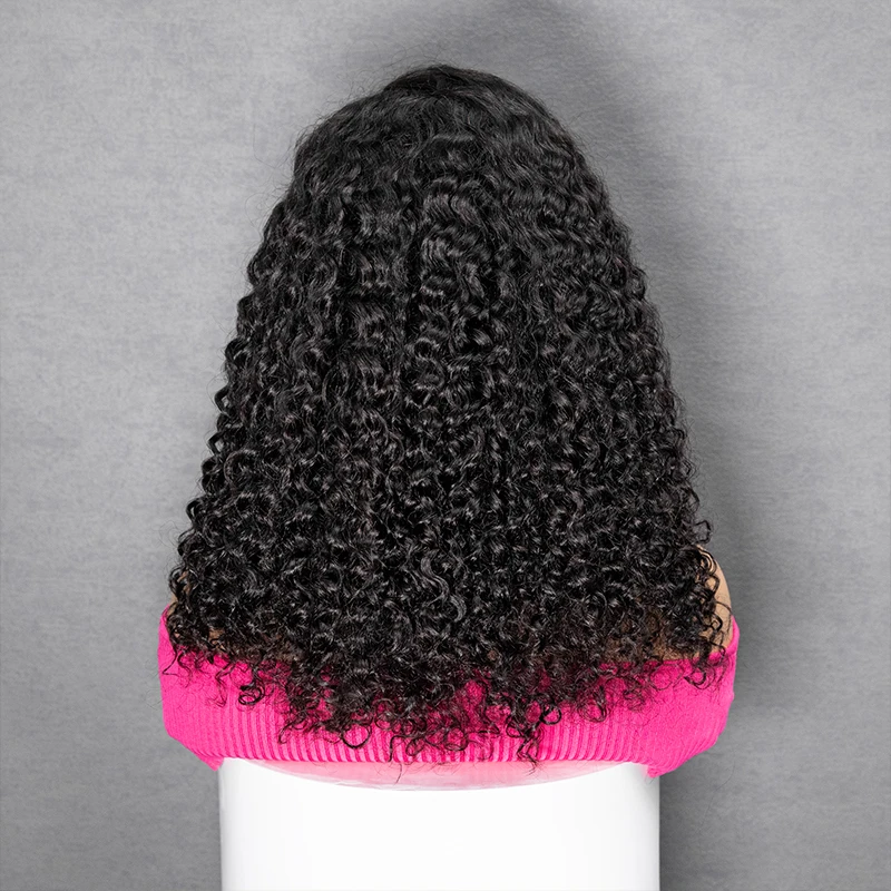 Pre Everything Water Wave Short Bob Wigs Human Hair For Black Women 9X6 M cap Wear Go Glueless Curly HD Lace Wig Human Hair