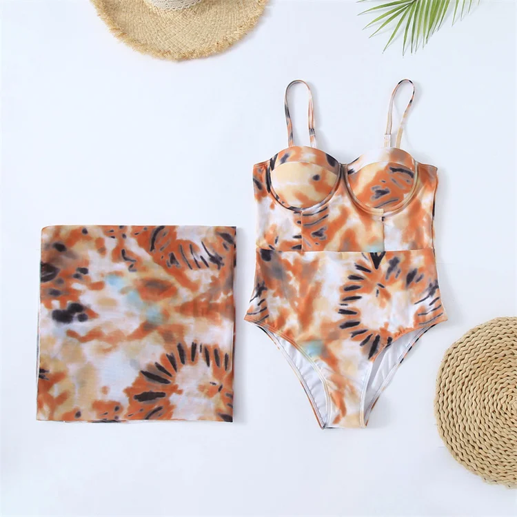 Fast Ship Sexy Beho Swimming Suit For Women Bathing Suit Swimsuit 2 Piece Swimwear Wholesale Bikini Set With Skirt 2023