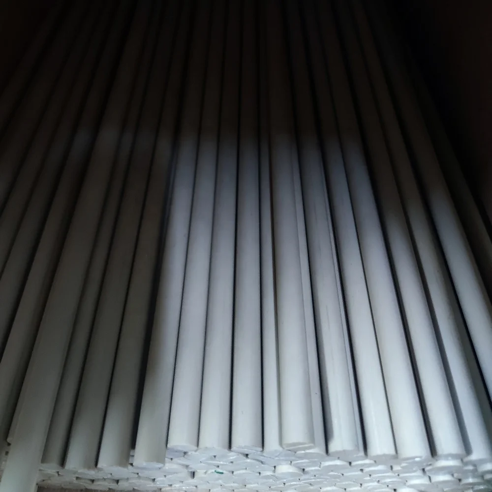 Factory Price Glass Fiber Filler High Strength PPS Polyphenylene Sulfide Rod PPS Bars Custom Size PPS Plastic Sticks