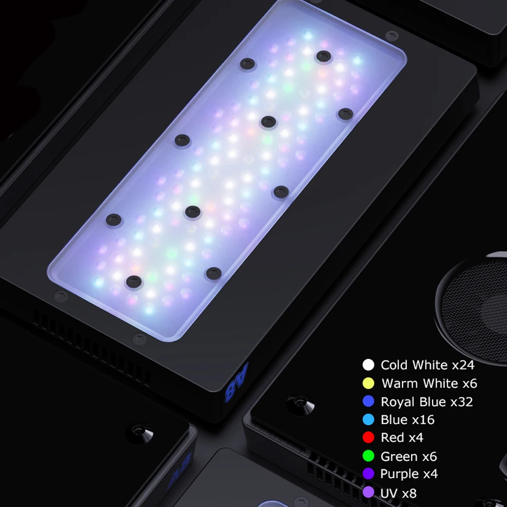 Hot sale A8 Aquarium Lights Radeon 215W Coral Reef Led Light for Coral Reef with wifi APP control