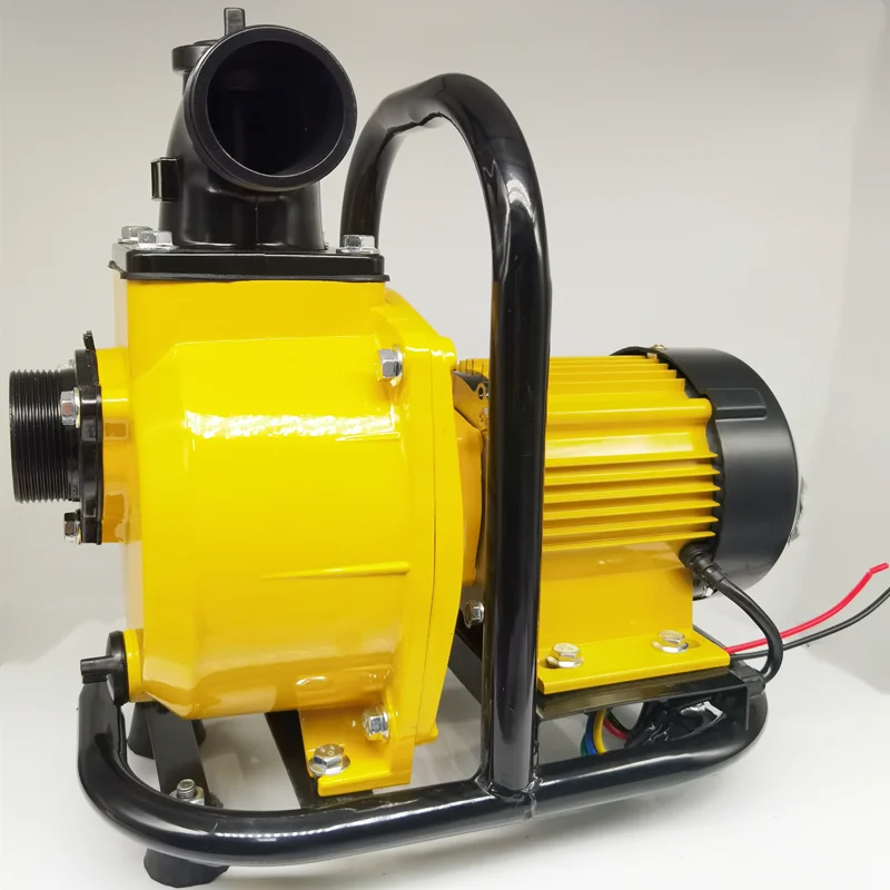 New product Brushless DC 2inch 24v350W MPPT solar self priming centrifugal sewage water pump