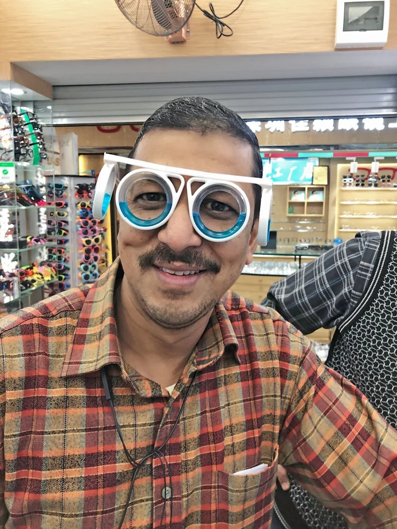 New design novelty items products dropshipping men women travel use anti motion sickness glasses without lens