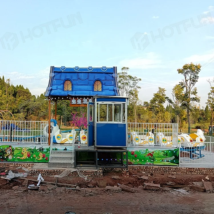China manufacture Cheap Price Backyard Kids Amusement Games Caterpillar Worm Train Sliding For Sale