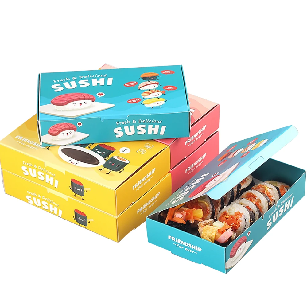 Customize Design Sushi Togo Box, Sushi Packing for Sushi Shop, sushi packaging