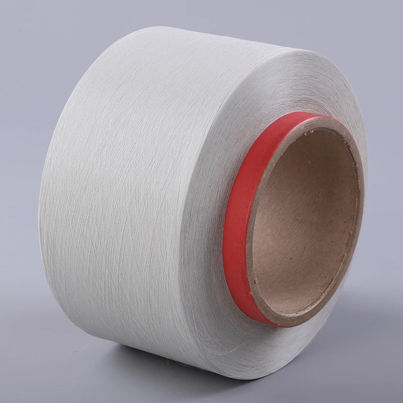 ESD fabric Yarn FDY 20D PET white Antistatic Yarn