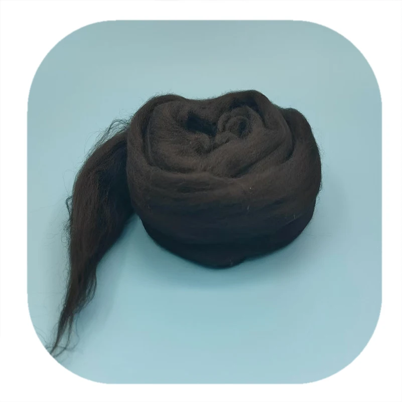 wholesale 3d 102mm black color acrylic fiber tops