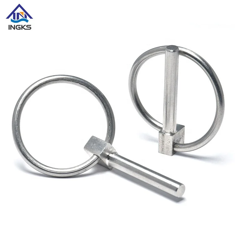Stainless Steel 304 316 Safety O/D T Handle Ball Handle Type Lock Pipe Inch Lock Pin Tractor Linch Pins