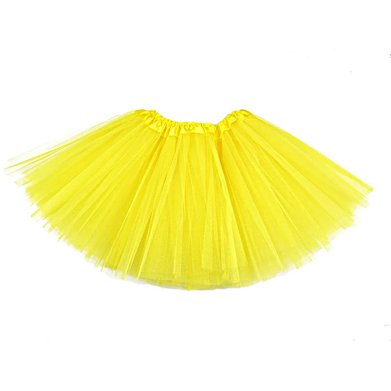 Ready To Ship Kids Tutus 15 Colors Ballet Tutu Skirt 3 Layered Tulle Little Girls Tutu Skirt