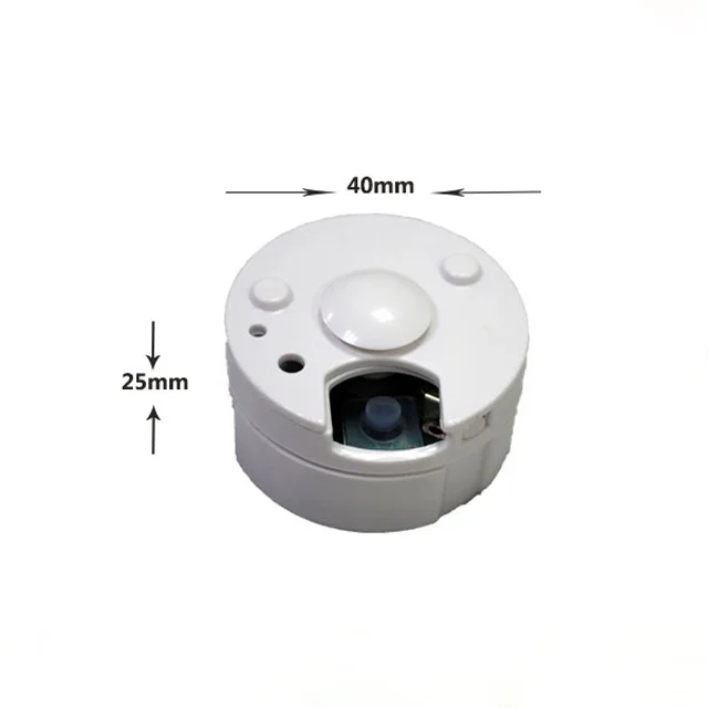 Wholesale high quality round big push button mini voice recorder sound recordable voice box for plush toys teddy bear