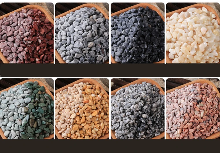 2023Hot Sale Black Pebble Stones High Quality for Wonderfully Decorating Home and Landscaping Garden