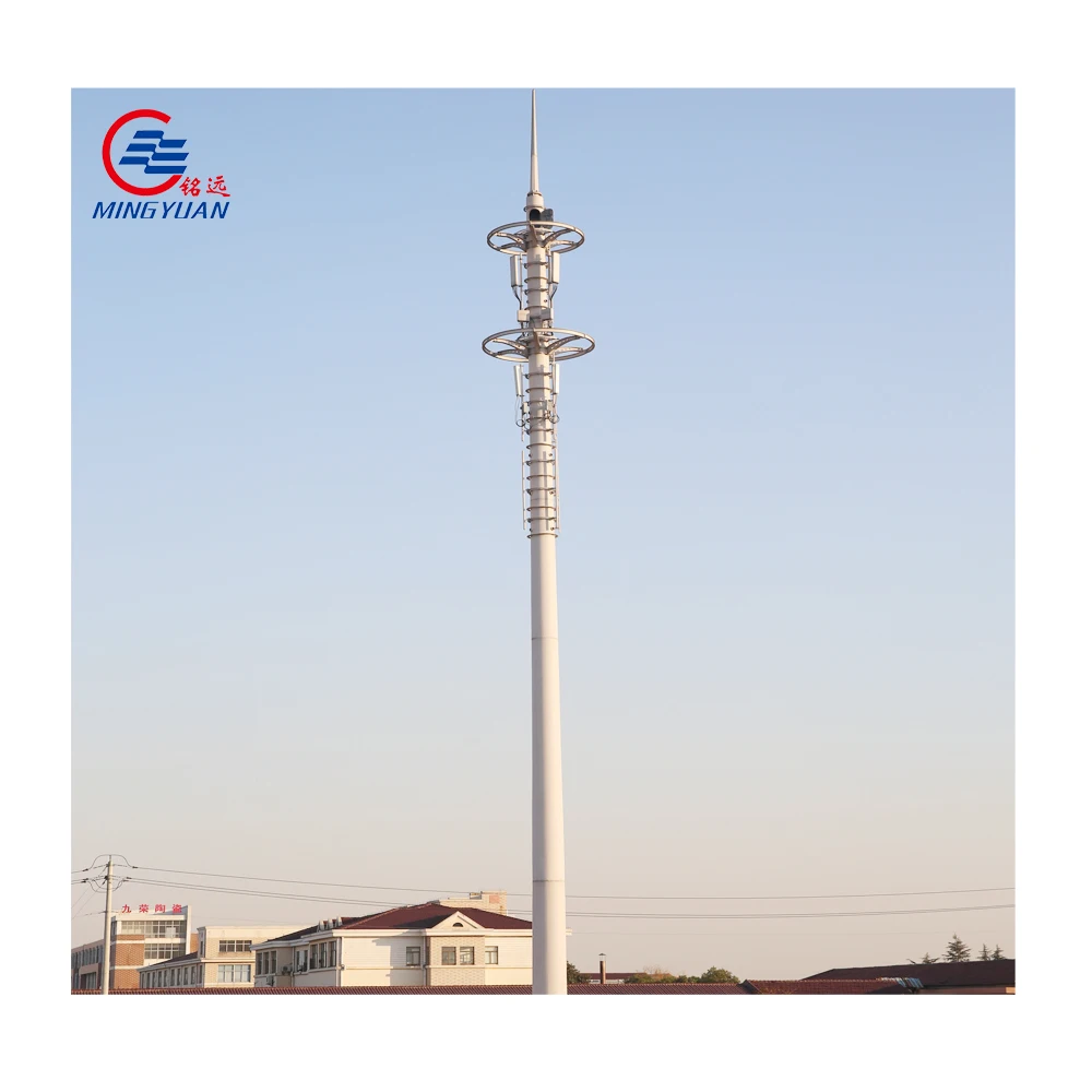 High Quality Galvanized Telecommunication Mast Guyed Tower