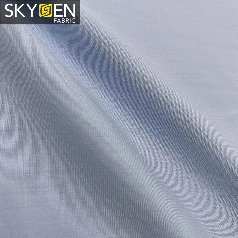wholesale woven casual 60% Cotton 40% Polyester shirting seller TC CVC Poplin fabric