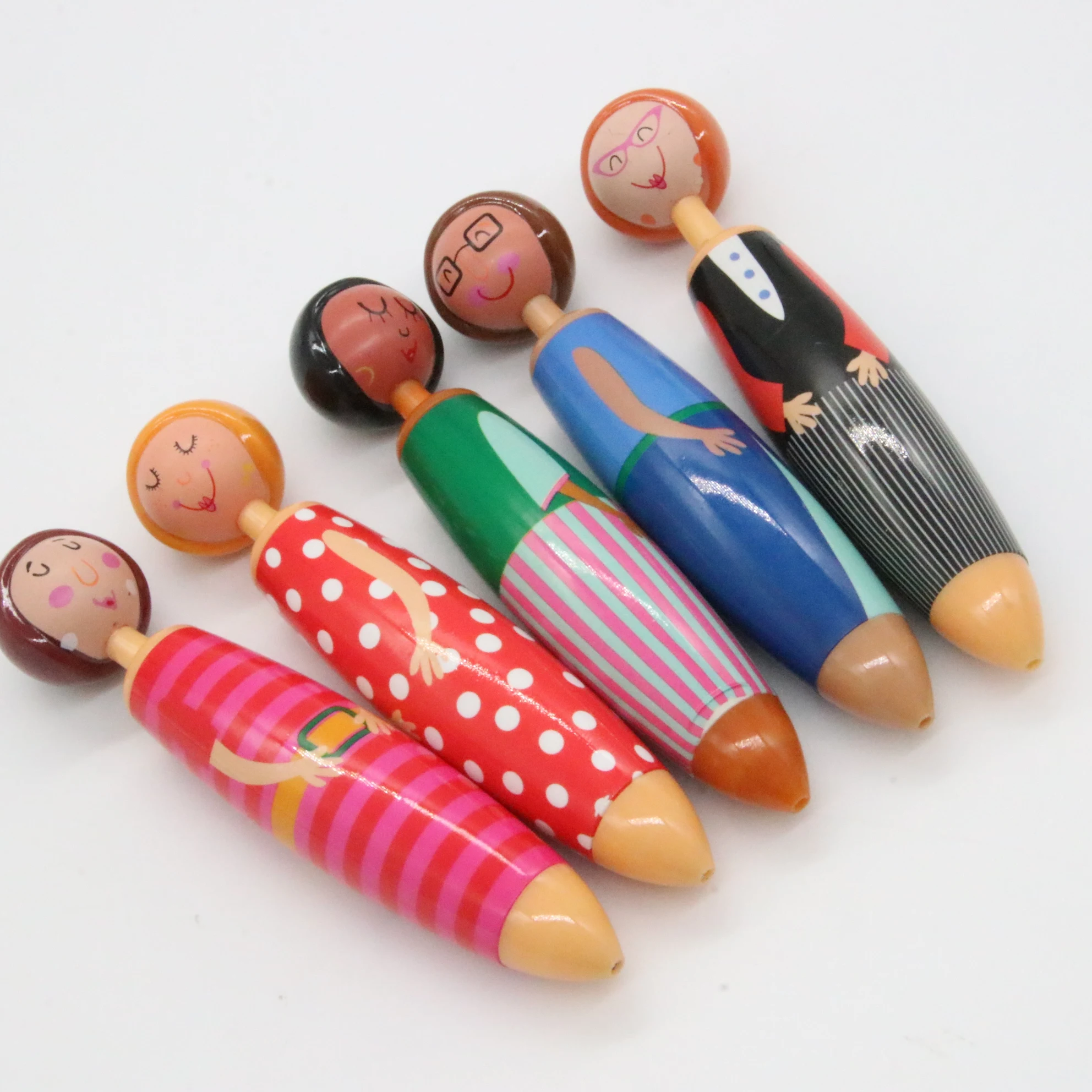 Симпатичная кукла ручка подарок полная девушка Шариковая ручка милый кавайный дизайн