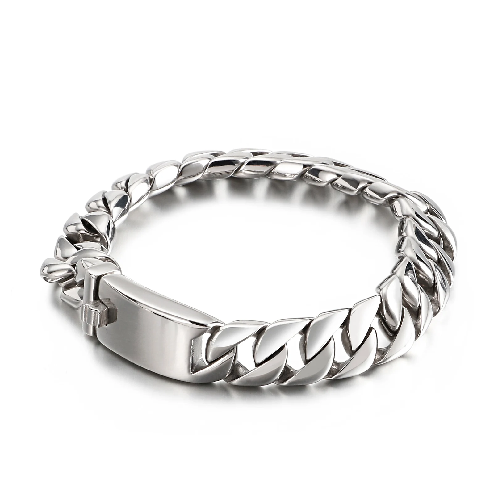 KALEN wholesale men bangle cuff 316l stainless steel bracelet for boys