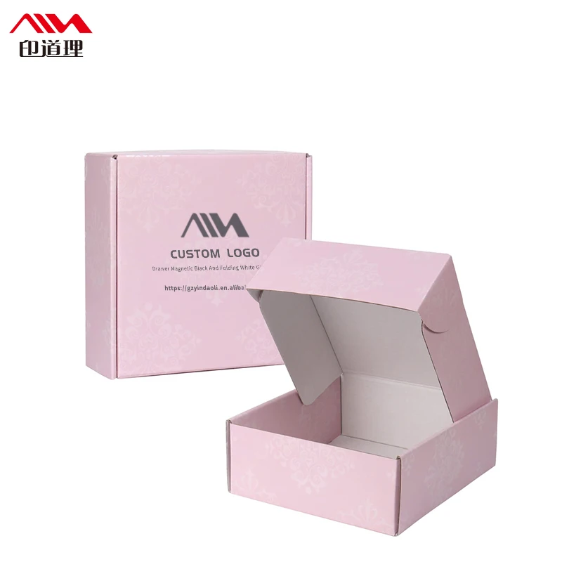 Wholesale Custom Logo Special Cardboard Box Box Make Aircraft Mailer Box Shipping Underwear Clothing Packaging Yellow Recyclable