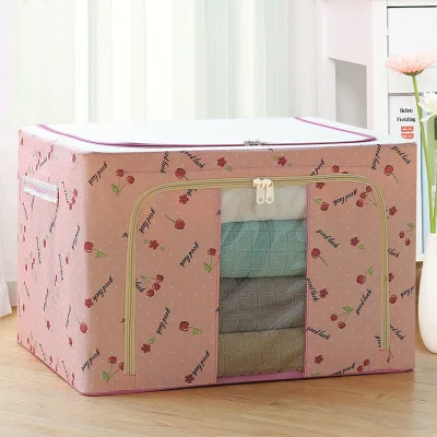 Folding Oxford Storage Box Fabric Bedding Simple Canvas Felt Clothes Collecting Bags