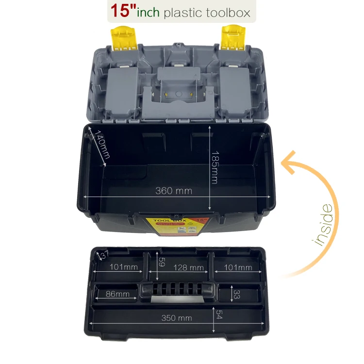 Ящик для инструментов, ящик для инструментов, пластиковый ящик для инструментов A15