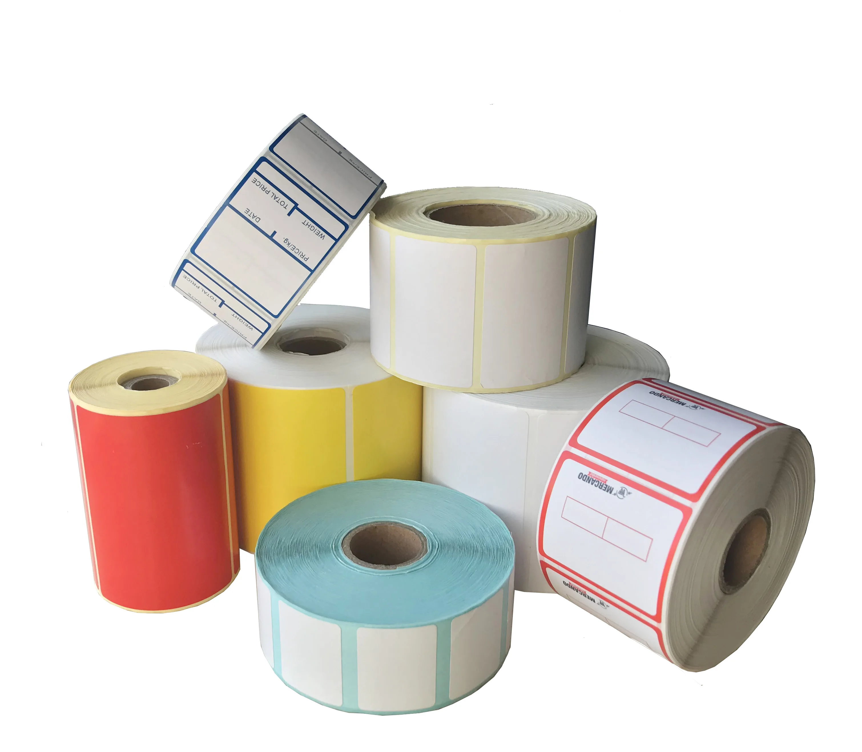 100x50mm customize direct thermal labels barcode adhesive sticker