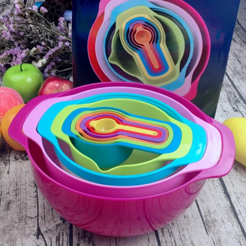 2021 Practical 10 Piece Kitchenware Baking Set Measuring Spoon Bowl Measuring Cup
