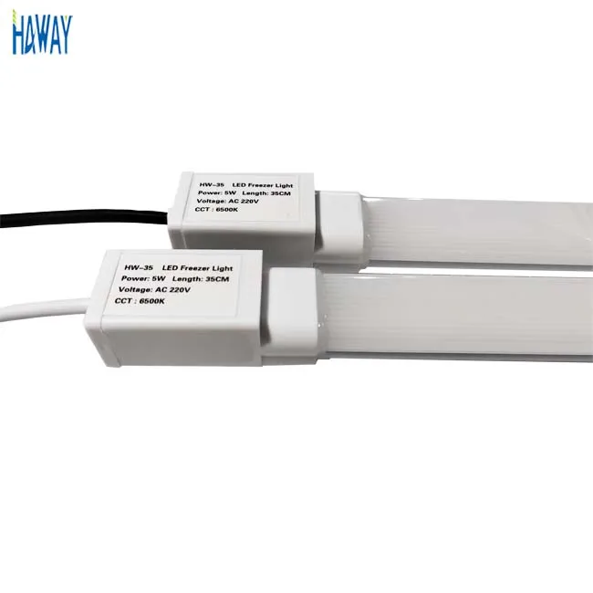 DC24V AC110V-240V IP65 waterproof horizontal refrigeration freezer lighting 6500K cold white LED tube light
