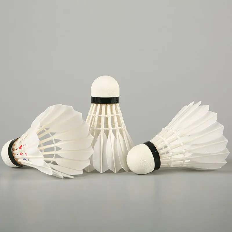 Wholesale Brand Quality Goose Feather Badminton Shuttlecock for International Tournament