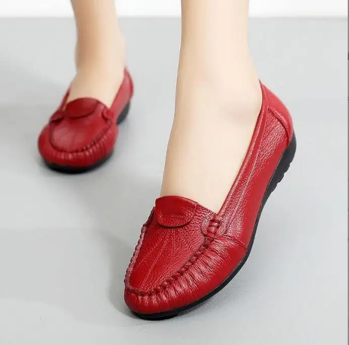 New Style Fashion Black Comfortable Flat Loafer Hotel Housekeeper Wear Casual Shoes Woman Ladies Flats Shoes
