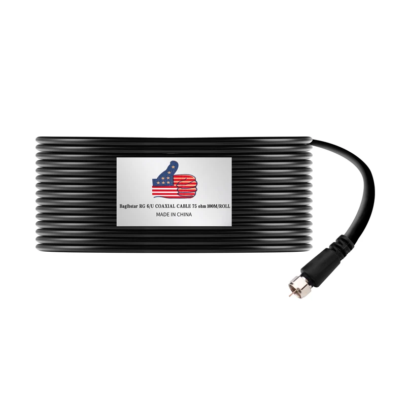 Новый медный кабель BAGLBSTAR 68,5-100 м с низкой потерей rg6 lszh rg 113 коаксиальный кабель rg 303 коаксиальный кабель