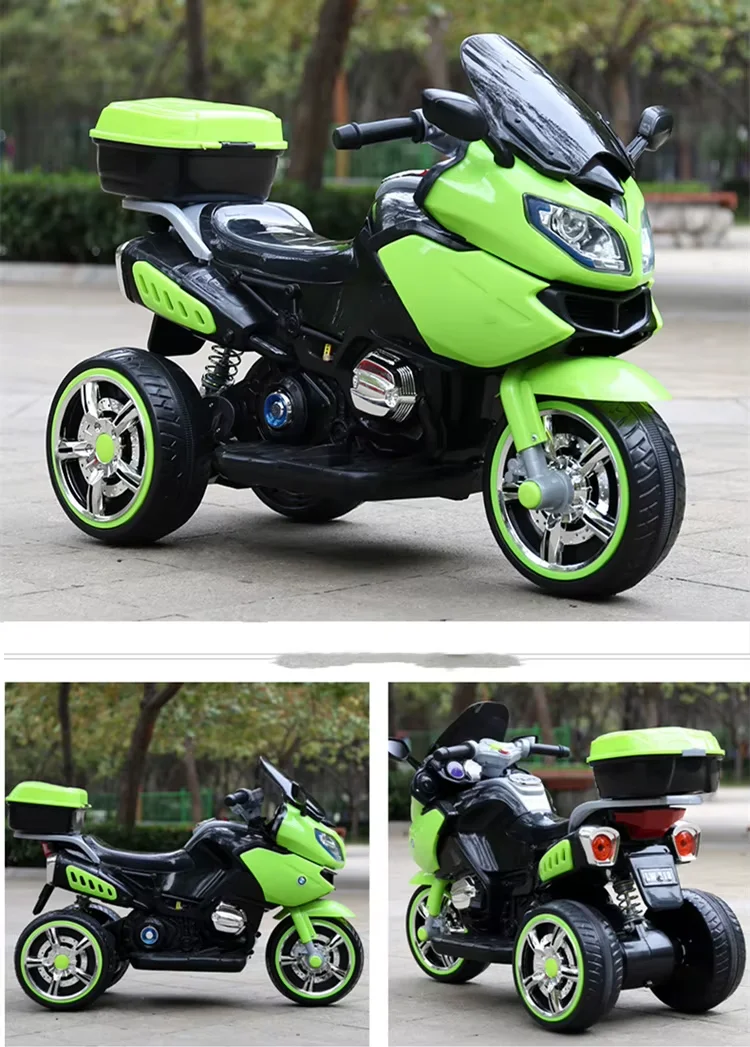 Wholesale Unisex Baby Electric Motorcycle Toy New Design Cheap Plastic Tractor 6V Battery Powered Motorbike Kids 2-12 Years Old