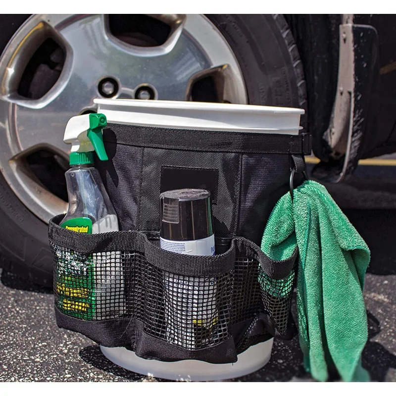 5 Gallon Bucket Boss Tools Case Hanging Organizer for Car Wash Garden or Fishing Water Storage Bag