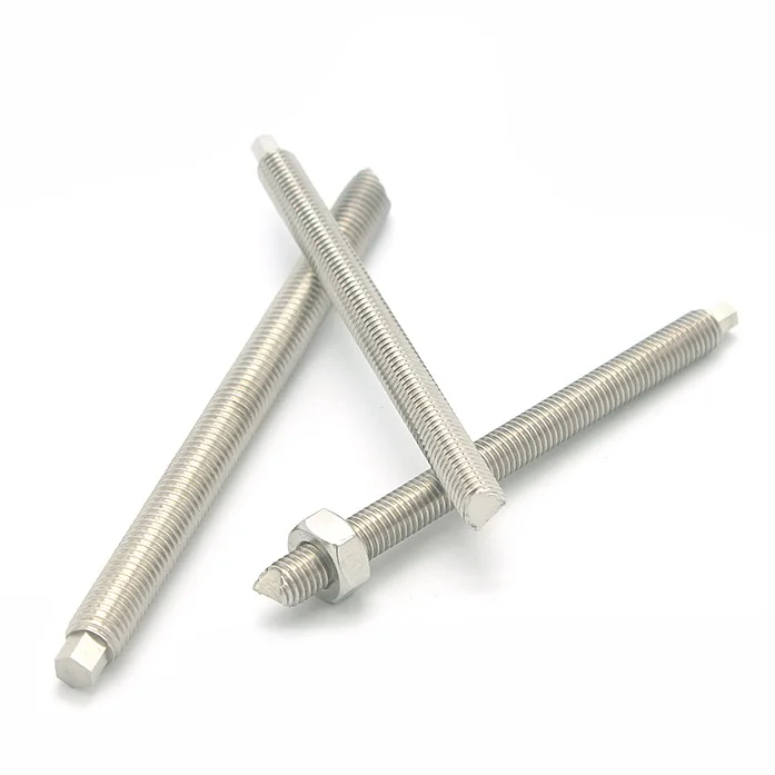 Customized ss304 hardware fasteners stainless steel stud bolts nuts m12 m40 (1600217419200)