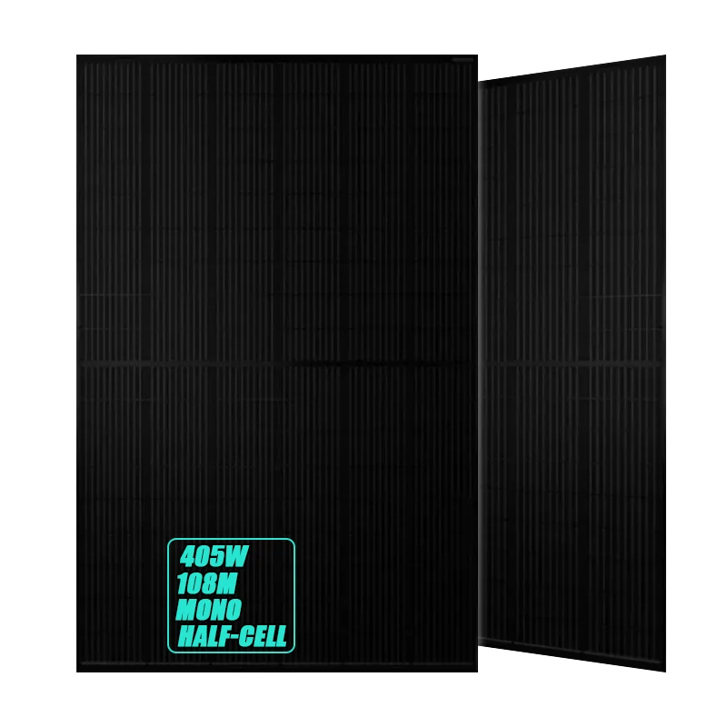 Yarfre Full Black Solar Panel 400W 405w 410w 415W 420W All Black Photovoltaic Panel Mono Solar Power Panels for home roof