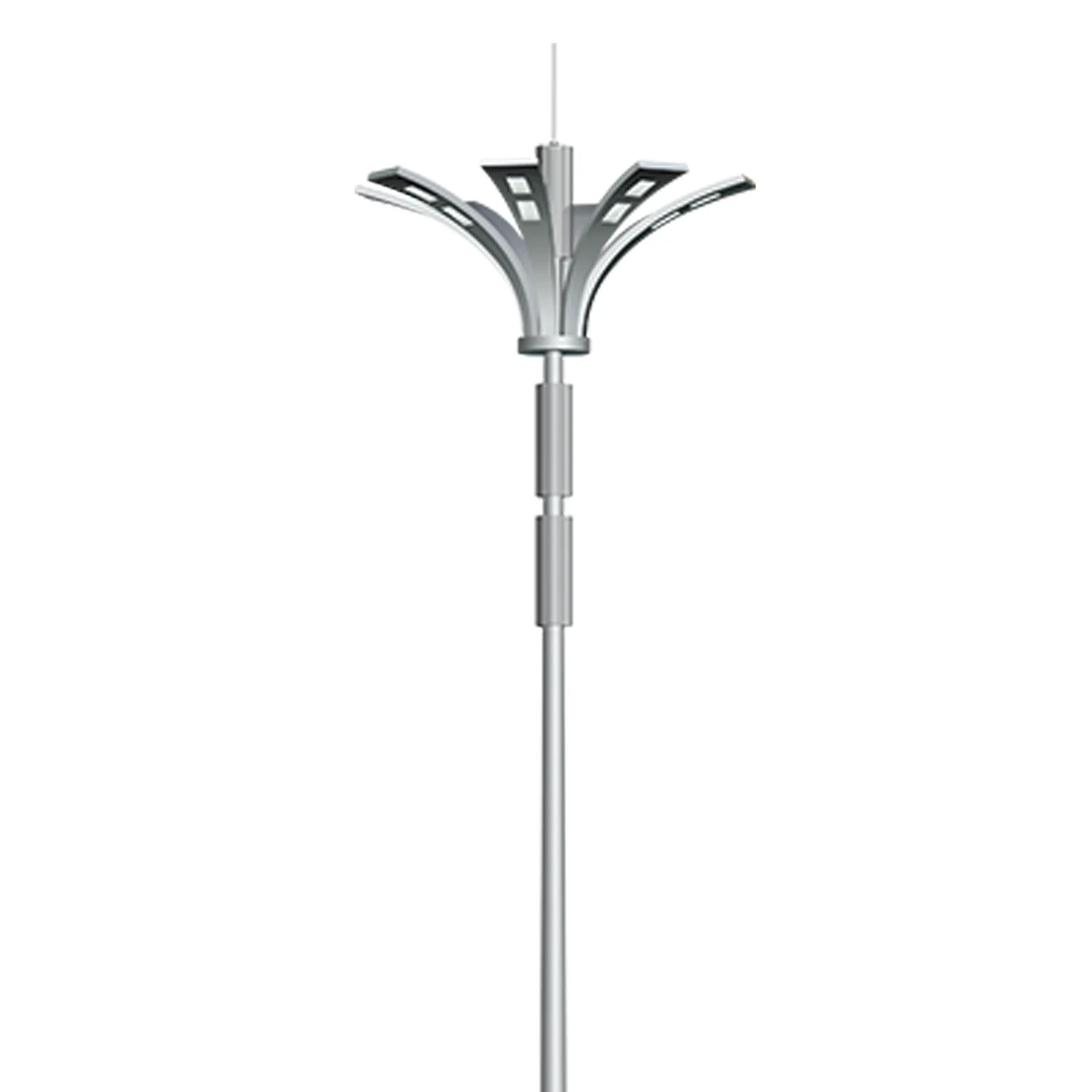 18m, 20m, 25m, 30m, 35m high mast lighting tower with raising & lower system