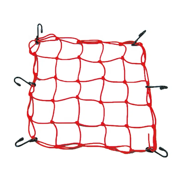 Fine Heavy Duty Polyester Elastic Cargo Net Lifting Webbing Cargo Net For Truck