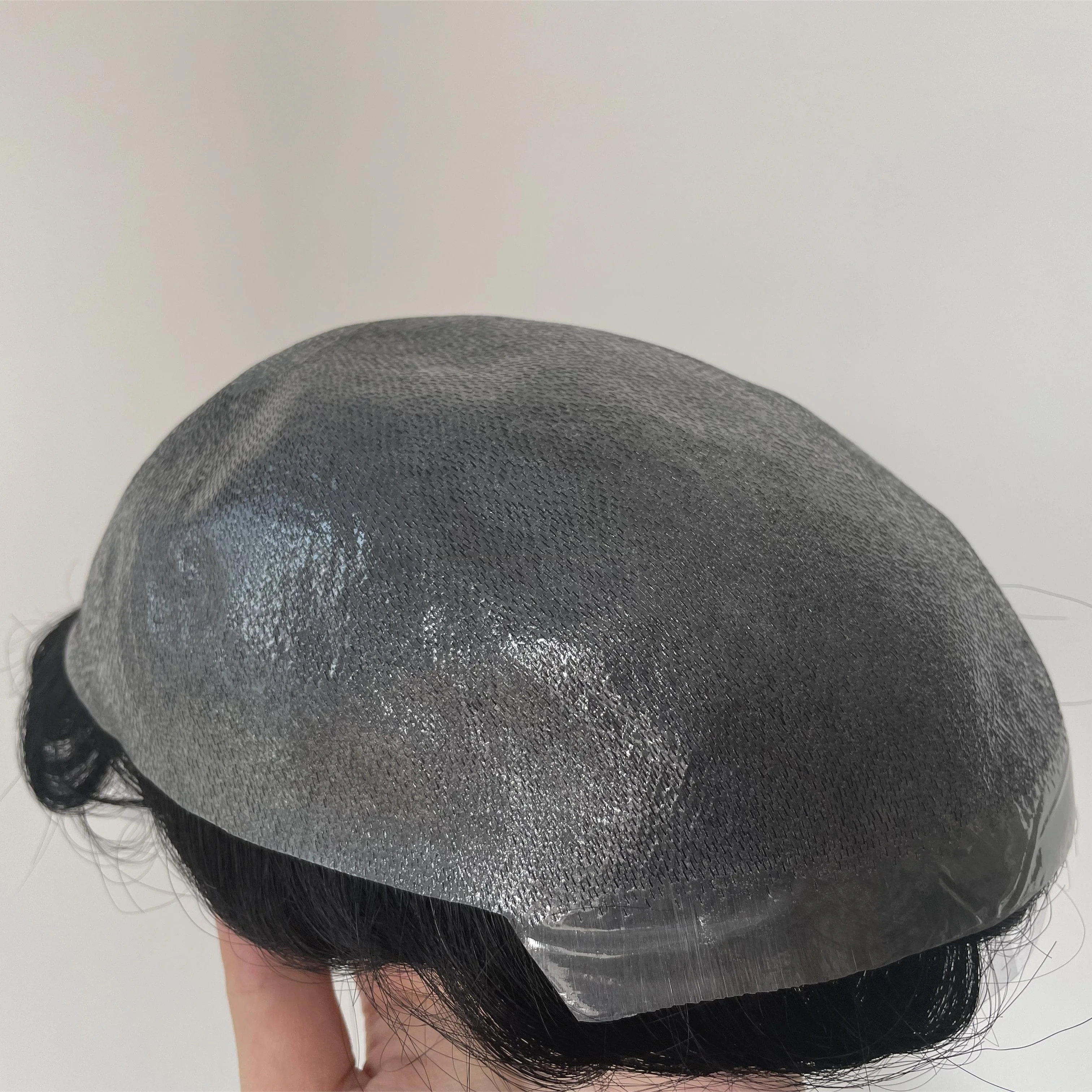 04-06 mm Skin Base Buy Shop Online Indian Human Hair Toupee For Man Human Hair