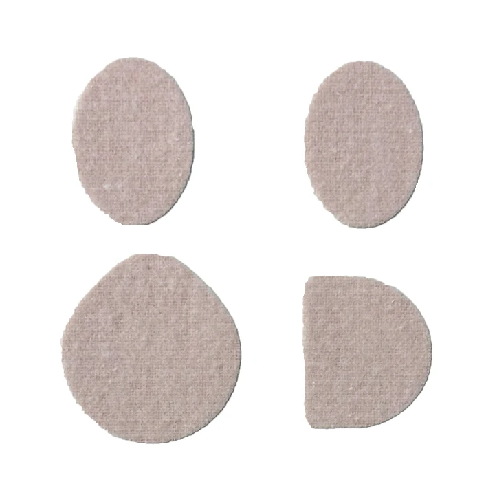 Hot Selling Heel Stickers for Shoes Moleskin Adhesive Pads Anti-wear Heel Patch for Feet Fabric Padding Avoid Foot Skin Blister