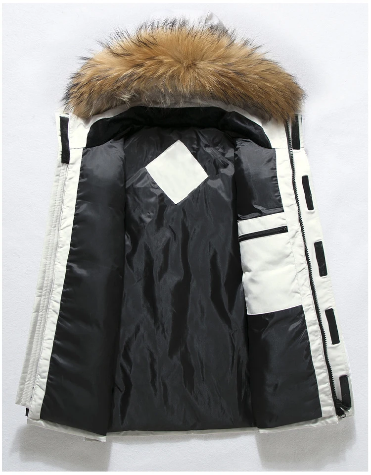 Hot Sale in the Us and Canada White Goose Down Jacket Winter Warm Windproof Fashion Luxury