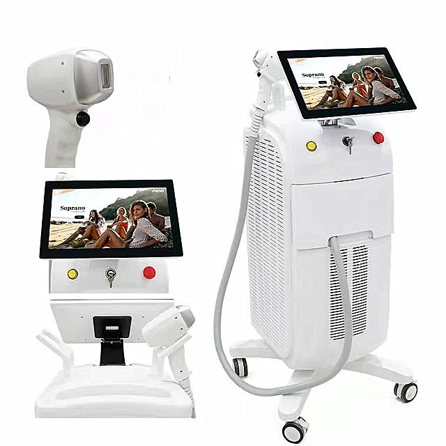 Лучшая модель 2022 года, титановый диодный лазер Almasop Ice с 3 длинами волны, 755, 808, 1064, сверхэффективная машина для удаления волос, 1600 Вт, для продажи