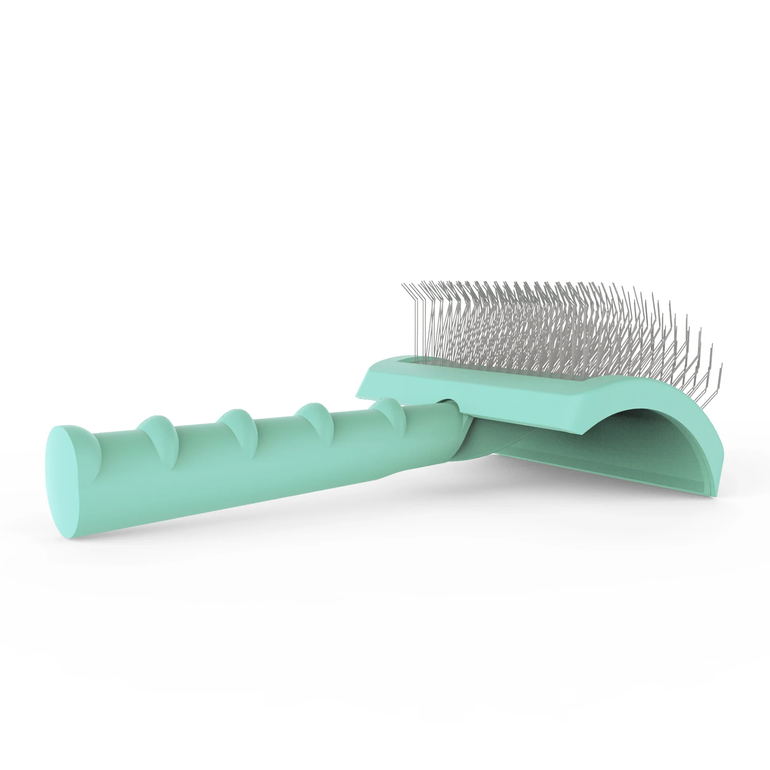 PB-6 Handle Massage Comb Pet Hair Cat Brush Wholesale Pin Brush Slicker Pet Grooming Brush