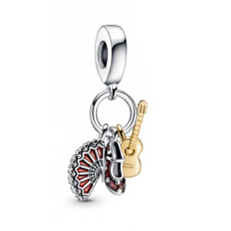 Passionate key lock Charm Shiny Eternity Symbol Heart Charm DIY Necklace Bracelet snake charm bracelets for jewelry making bulk