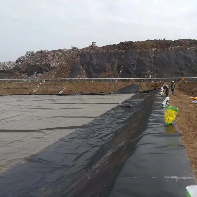 Tear Resistance 0.2mm-2.5mm Dam Waterproof Membrane HDPE Liner Geomembrane