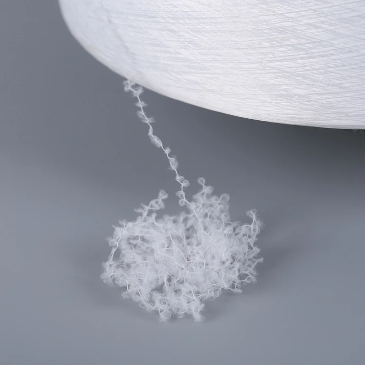 Recycle  Material 100/46  polyester air textured yarn Spandex Air Covered Yarn for Textile with Attractive Price