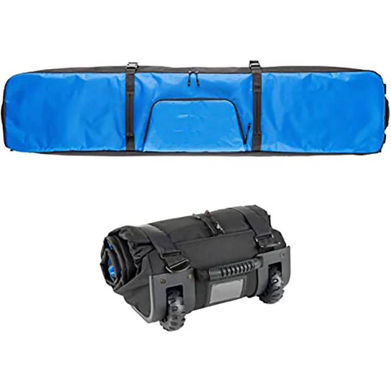 Padded snowboard bag with wheels ski boots bag