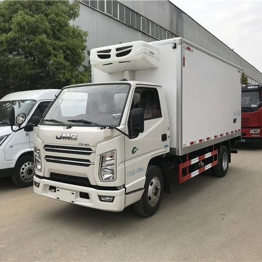 3 Ton Small Refrigerated Trucks Sale in Philippines JMC 4x2 Refrigerated Truck Box For Frozen Food