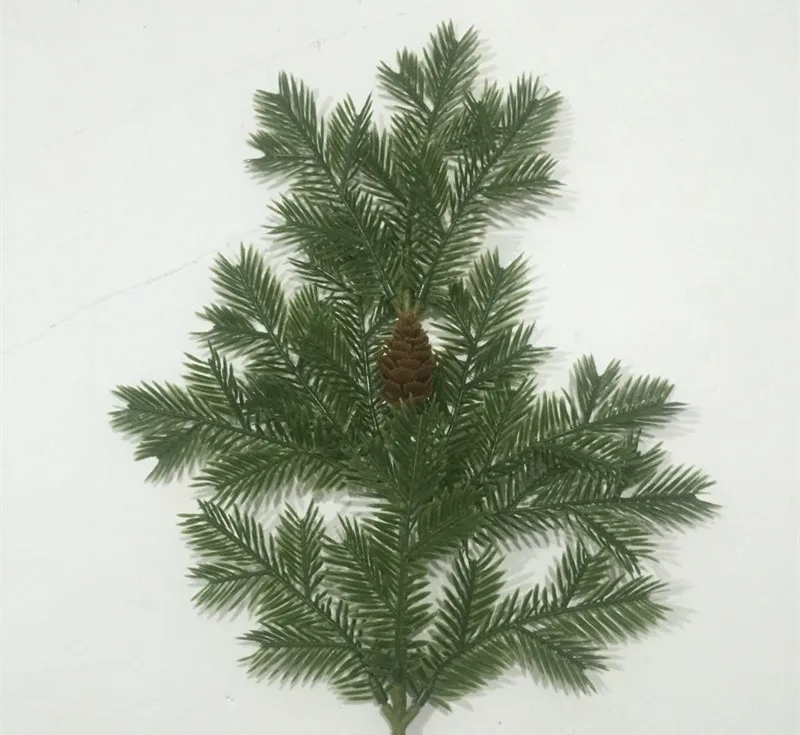 Christmas Decorations Plastic Plant Artificial Pine Tree Branches For Home Decor