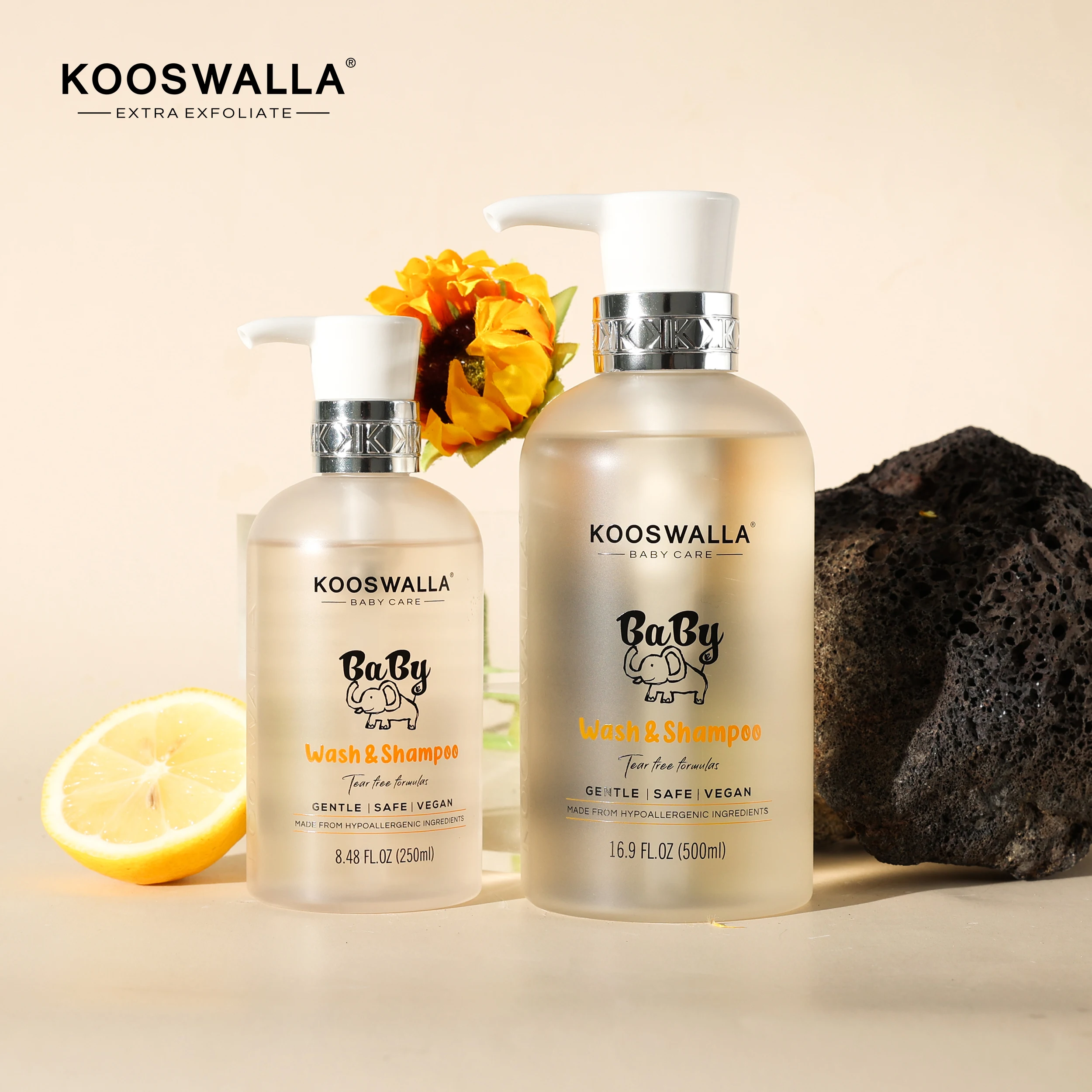 Wholesale Kooswalla Mild And Organic Baby Shampoo And Body Wash Kids Hair Care Products