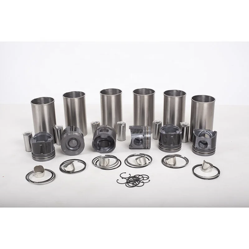 Construction Machinery Parts For VOLVO EC210B Excavator Diesel Engine Parts D6D Cylinder Liner Kit