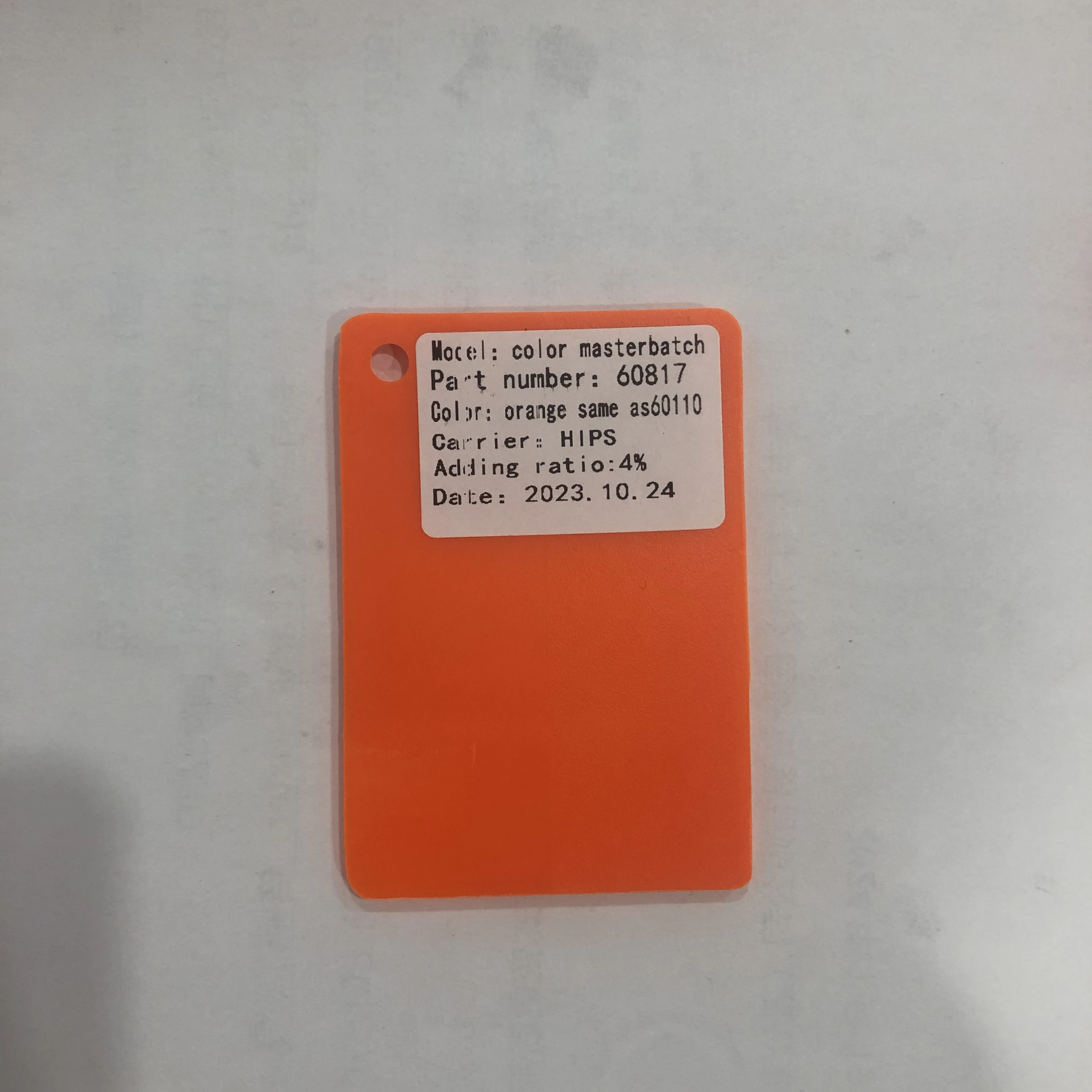 RongFeng Factory Made HIPS Color Masterbatch Custom Colors on Demands GPPS Support Customized Requirments Pantone RAL Codes