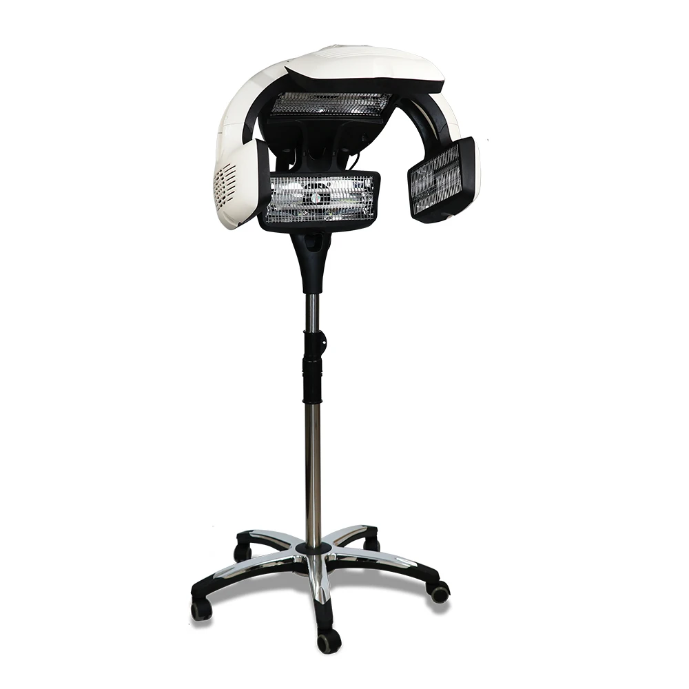 Wall Mounted Hairdressing Equipment for Dyeing, Hooded Hair Processor for Natural Hair Spa Treatment Infrared Hair Accelerator