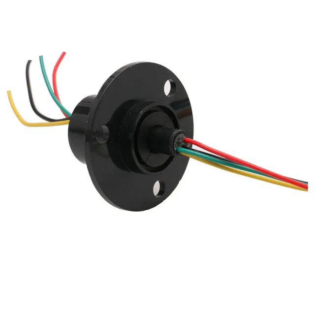 360 Degree Unlimited Rotation Conductive Slipring OD 22mm 4 Wire 5A High Current Electric Slip Ring Rotary Joint Connector